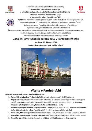 Zahájení turistické sezóny - Pozvánka 1. část
